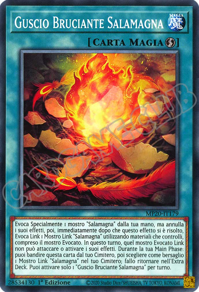 MP20-IT179 Guscio Bruciante Salamagna comune 1a Edizione (IT) -NEAR MINT-