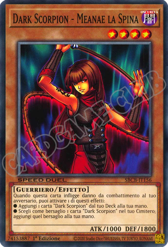SBCB-IT156 Dark Scorpion - Meanae la Spina comune 1a Edizione (IT) -NEAR MINT-