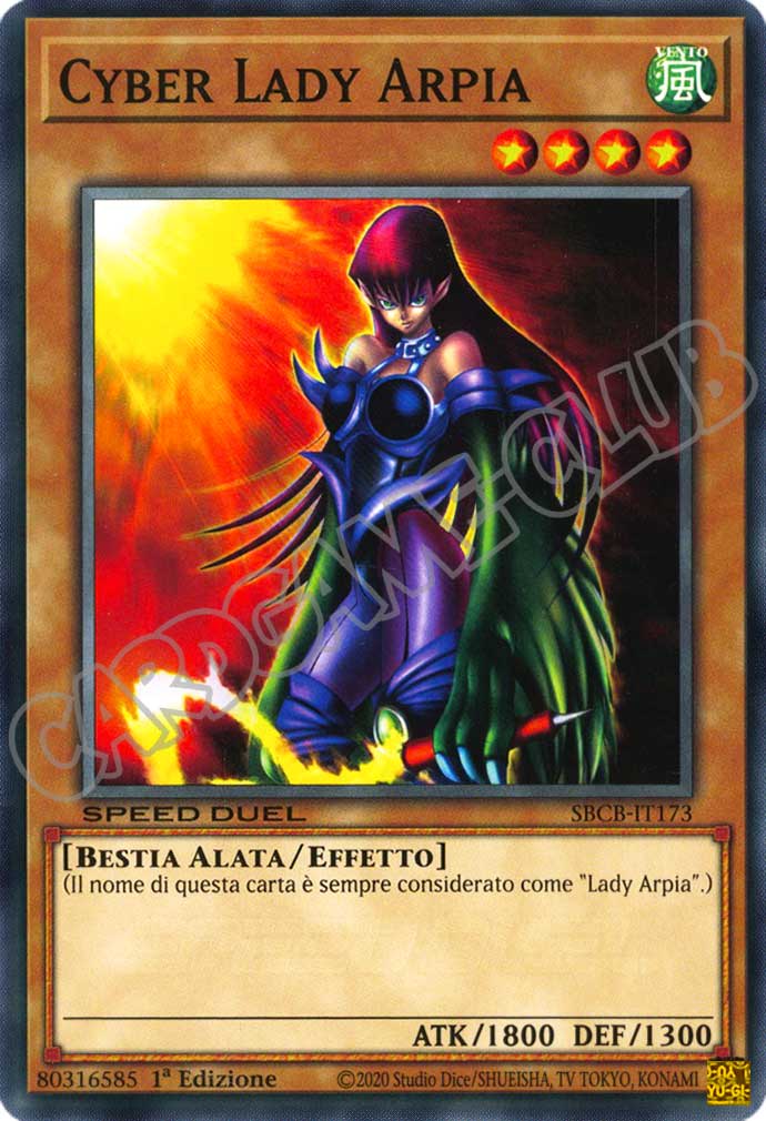 SBCB-IT173 Cyber Lady Arpia comune 1a Edizione (IT) -NEAR MINT-