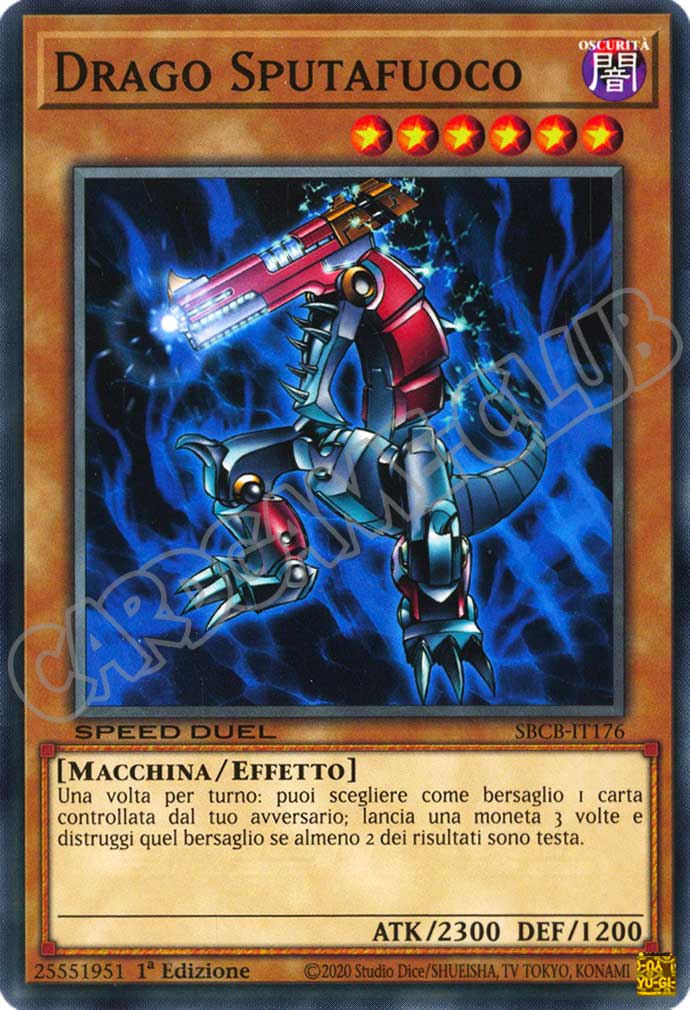 SBCB-IT176 Drago Sputafuoco comune 1a Edizione (IT) -NEAR MINT-