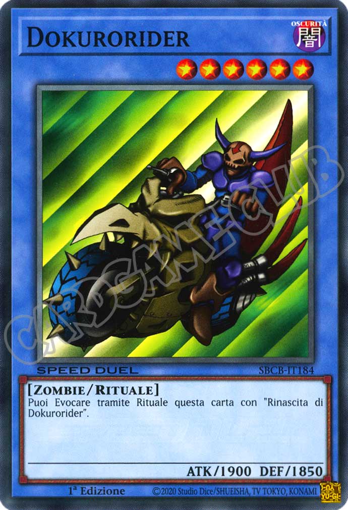 SBCB-IT184 Dokurorider comune 1a Edizione (IT) -NEAR MINT-