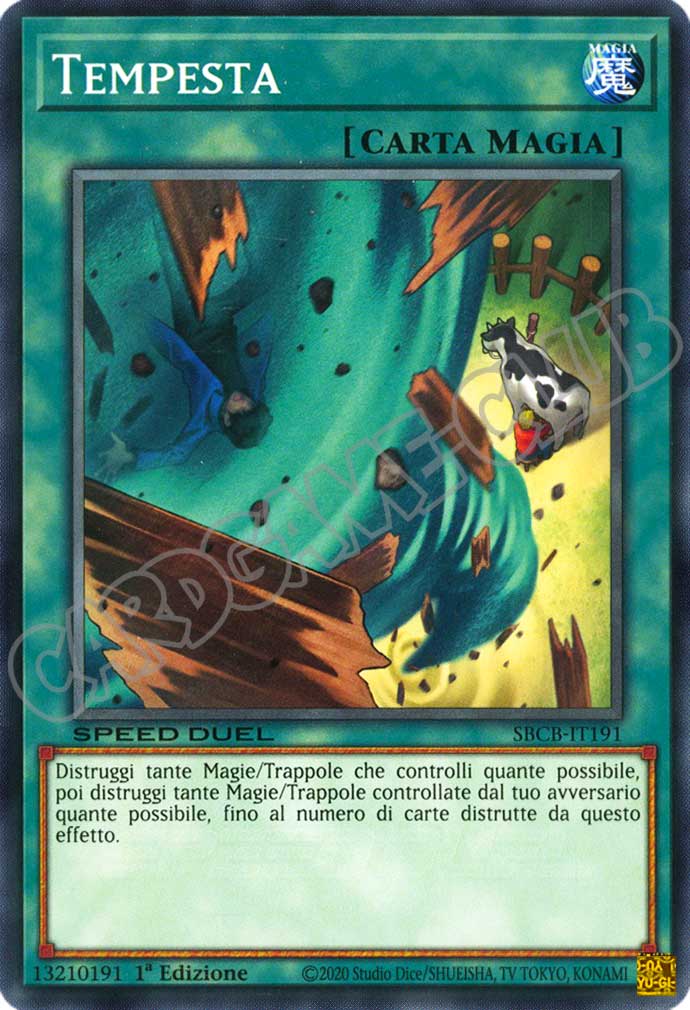 SBCB-IT191 Tempesta comune 1a Edizione (IT) -NEAR MINT-