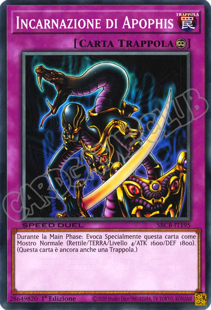 SBCB-IT195 Incarnazione di Apophis comune 1a Edizione (IT) -NEAR MINT-