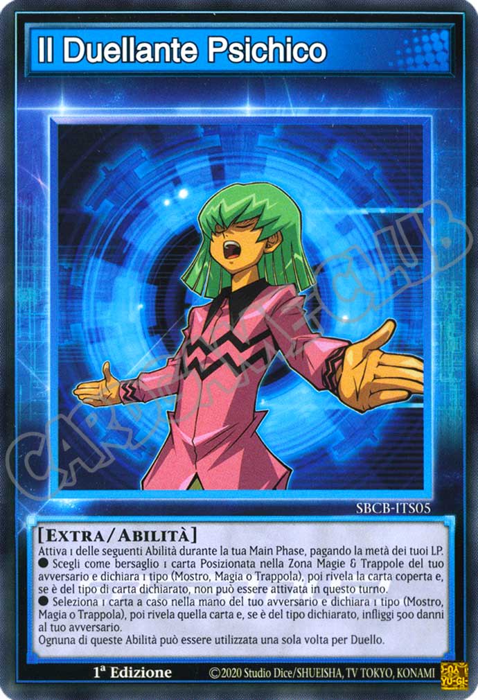 SBCB-ITS05 Il Duellante Psichico comune 1a Edizione (IT) -NEAR MINT-