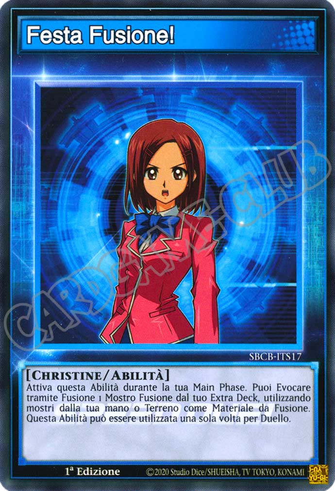 SBCB-ITS17 Festa Fusione! comune 1a Edizione (IT) -NEAR MINT-