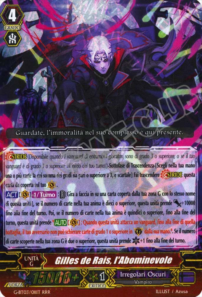 Cardfight!! Vanguard Potere Supremo del Drago Stellare Roventi