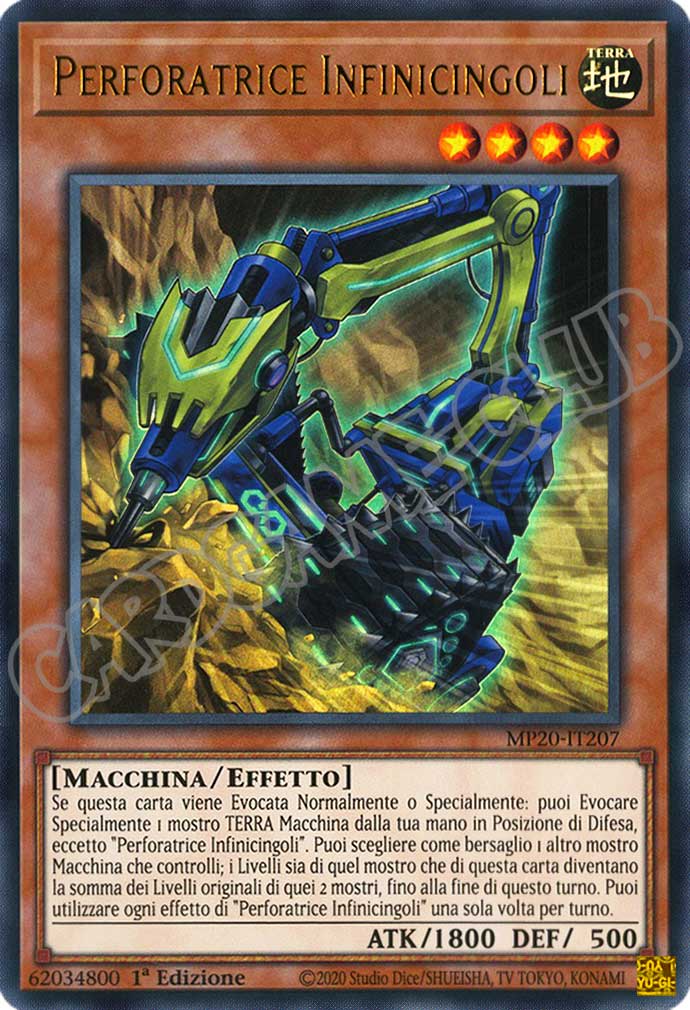 MP20-IT207 Perforatrice Infinicingoli ultra rara 1a Edizione (IT) -NEAR MINT-