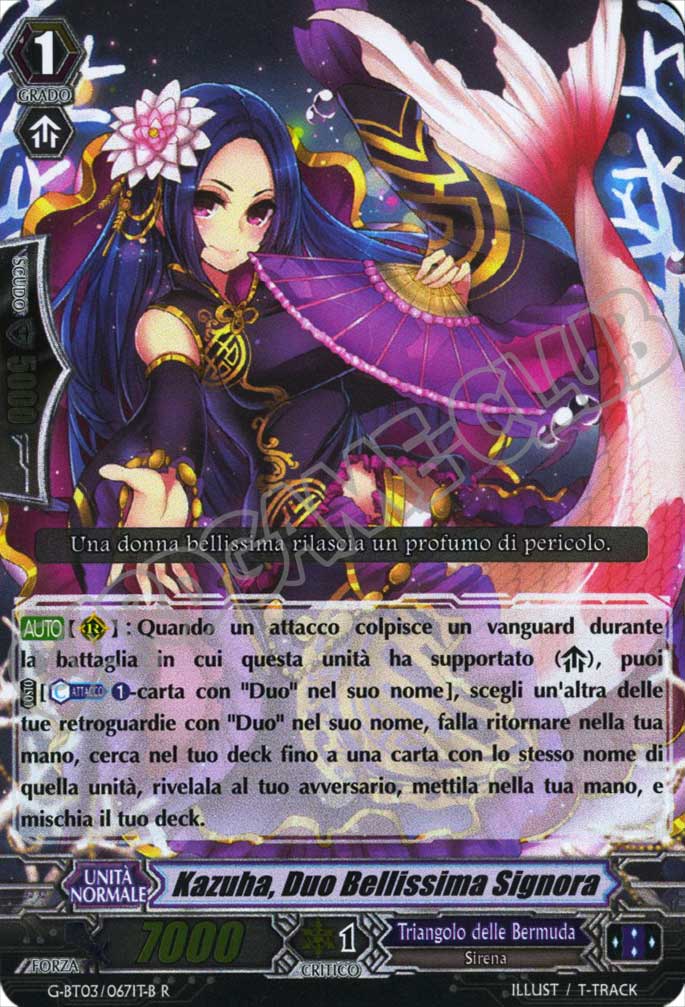 G-BT03-IT067 Kazuha, Duo Bellissima Signora rara foil (IT) -NEAR MINT-