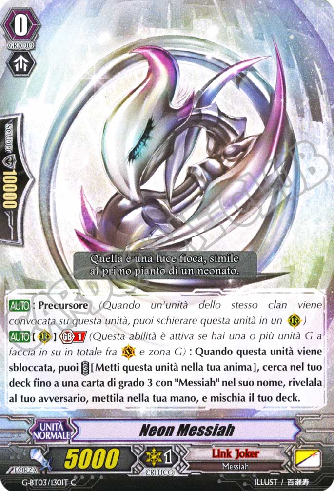 G-BT03-IT130 Neon Messiah comune normale (IT) -NEAR MINT-