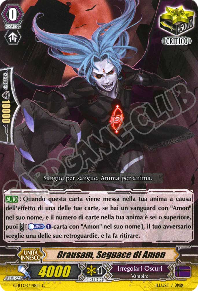 G-BT03-IT148 Grausam, Seguace di Amon comune normale (IT) -NEAR MINT-