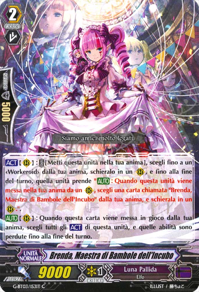 G-BT03-IT153 Brenda, Maestra di Bambole dell'Incubo comune normale (IT) -NEAR MINT-