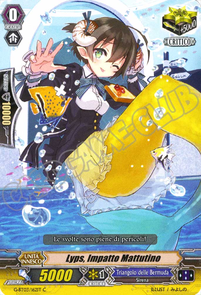 G-BT03-IT162 Lyps, Impatto Mattutino comune normale (IT) -NEAR MINT-