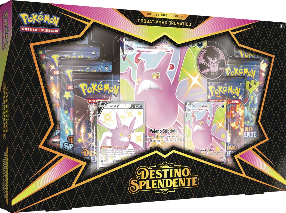 Spada e Scudo 4.5 Destino Splendente Collezione Premium Crobat VMAX Cromatico (IT)
