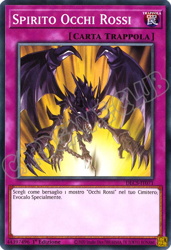 DLCS-IT071 Spirito Occhi Rossi comune 1a edizione (IT)