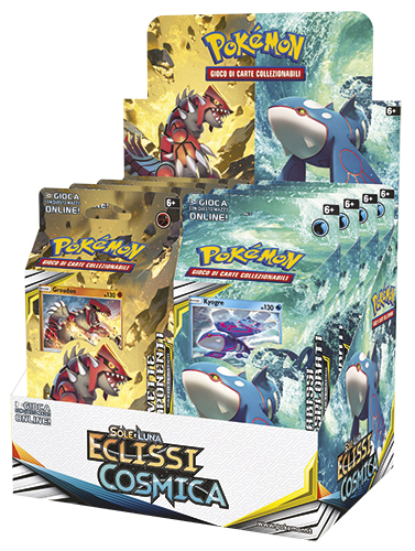 Sun and Moon Cosmic Eclipse display 8 mazzi tematici (FR)