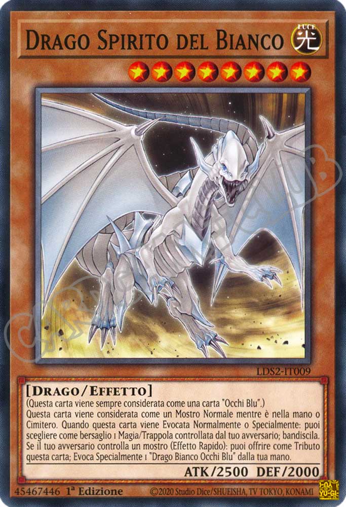 LDS2-IT009 Drago Spirito del Bianco comune 1a Edizione (IT) -NEAR MINT-