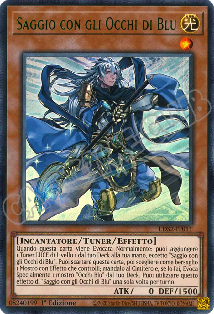 LDS2-IT011 Saggio con gli Occhi di Blu (scritta VERDE) ultra rara 1a Edizione (IT) -NEAR MINT-