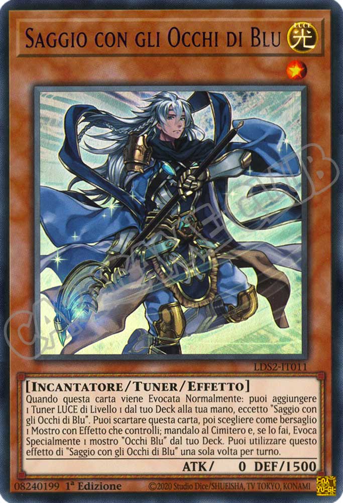 LDS2-IT011 Saggio con gli Occhi di Blu (scritta VIOLA) ultra rara 1a Edizione (IT) -NEAR MINT-