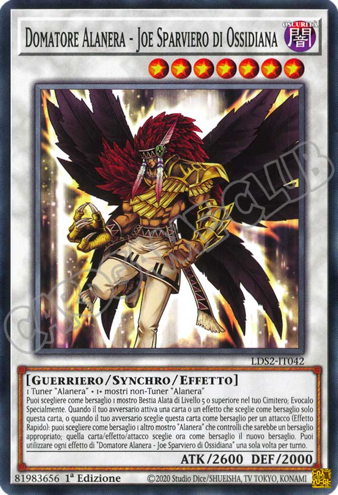 LDS2-IT042 Domatore Alanera - Joe Sparviero di Ossidiana comune 1a Edizione (IT) -NEAR MINT-