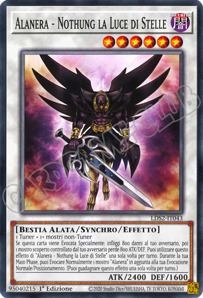 LDS2-IT043 Alanera - Nothung la Luce di Stelle comune 1a Edizione (IT) -NEAR MINT-