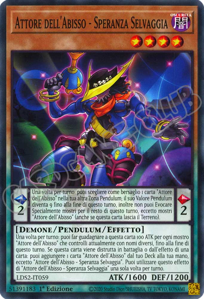 LDS2-IT059 Attore dell'Abisso - Speranza Selvaggia comune 1a Edizione (IT) -NEAR MINT-