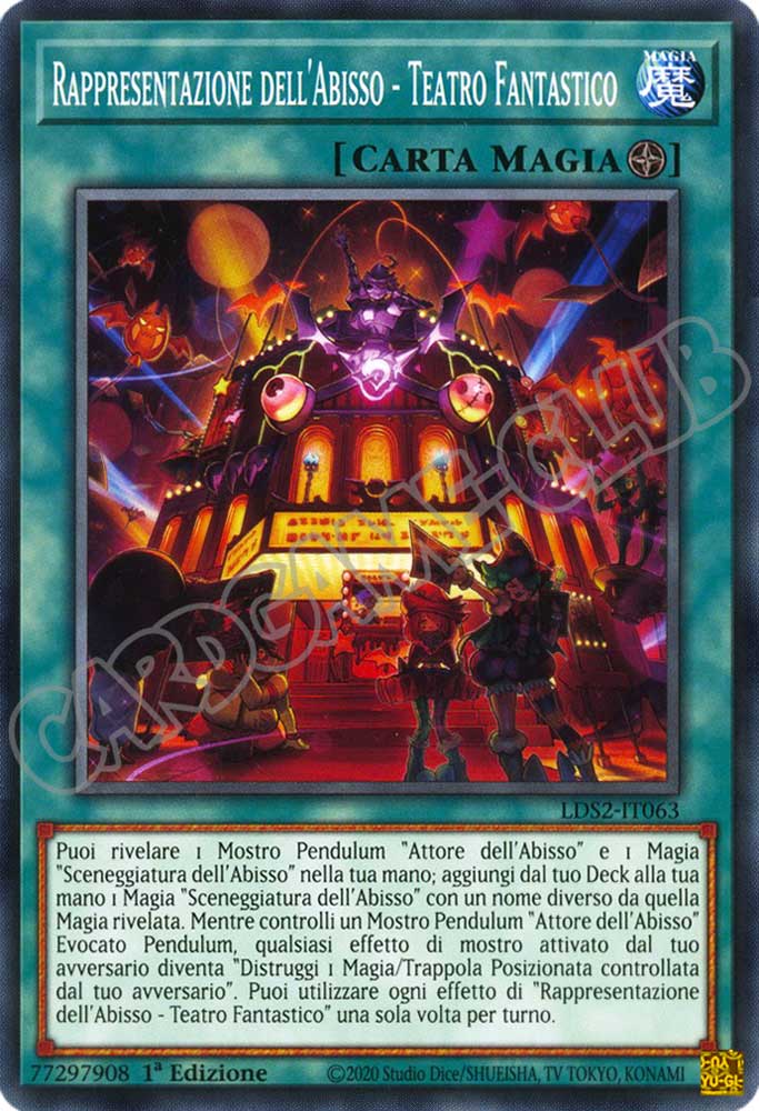 LDS2-IT063 Rappresentazione dell'Abisso - Teatro Fantastico comune 1a Edizione (IT) -NEAR MINT-