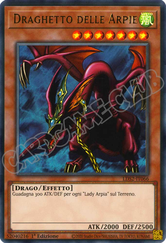 LDS2-IT066 Draghetto delle Arpie (scritta ORO) ultra rara 1a Edizione (IT) -NEAR MINT-