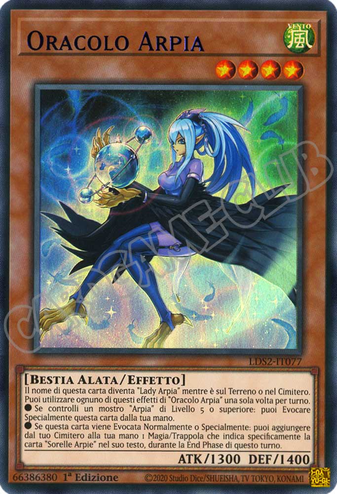 LDS2-IT077 Oracolo Arpia (scritta BLU) ultra rara 1a Edizione (IT) -NEAR MINT-