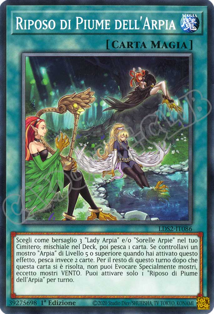 LDS2-IT086 Riposo di Piume dell'Arpia comune 1a Edizione (IT) -NEAR MINT-