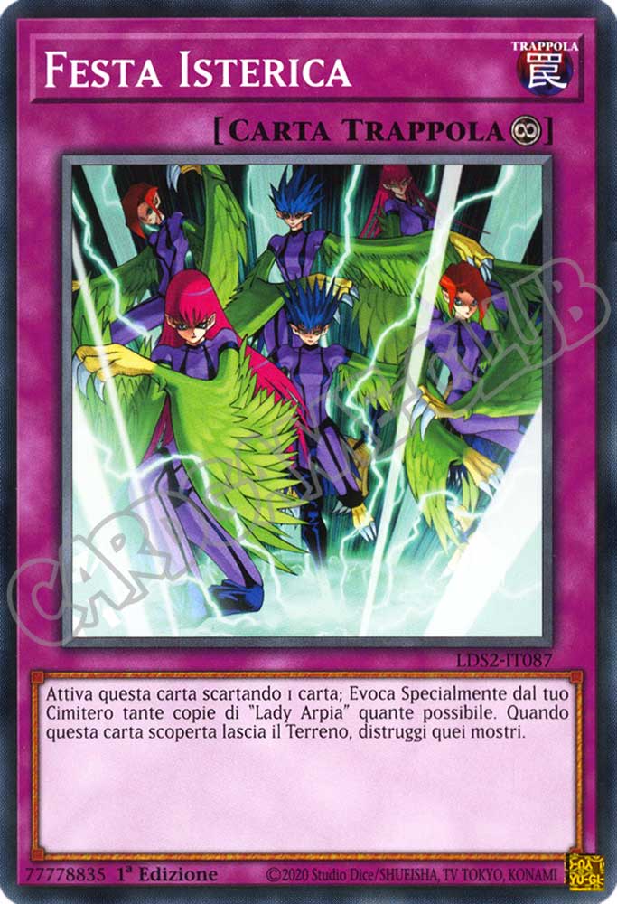 LDS2-IT087 Festa Isterica comune 1a Edizione (IT) -NEAR MINT-