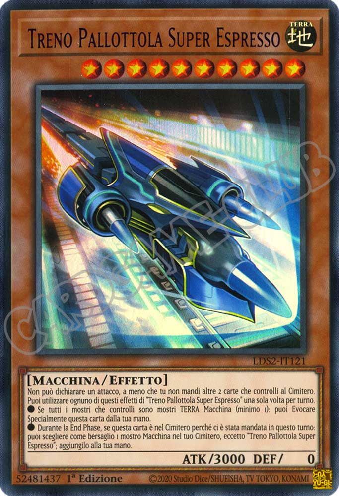 LDS2-IT121 Treno Pallottola Super Espresso (scritta VIOLA) ultra rara 1a Edizione (IT) -NEAR MINT-