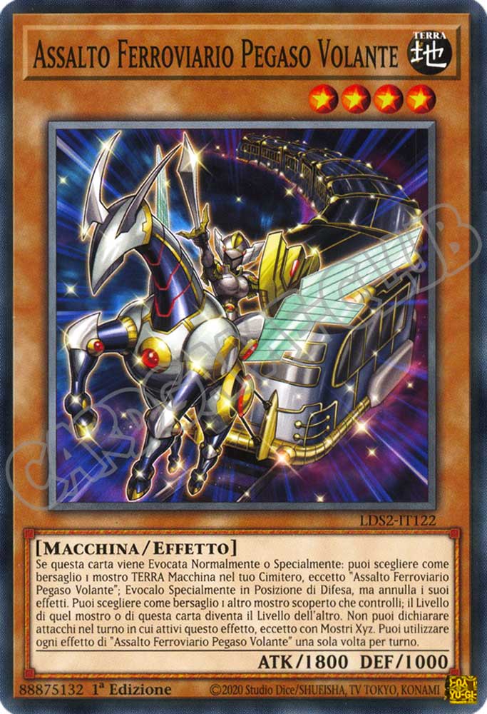 LDS2-IT122 Assalto Ferroviario Pegaso Volante comune 1a Edizione (IT) -NEAR MINT-