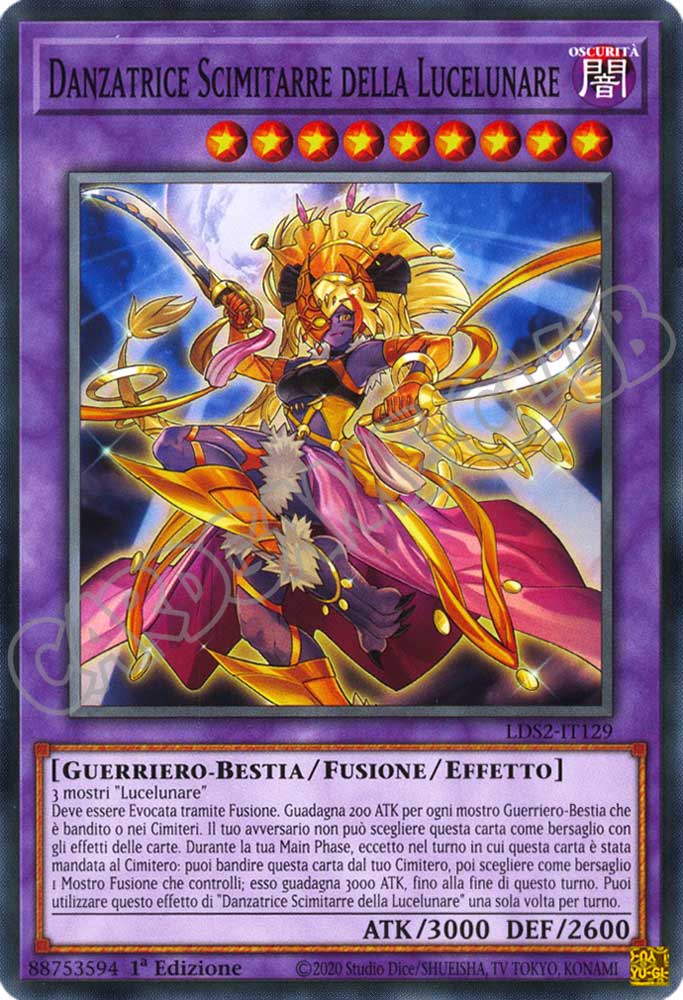 LDS2-IT129 Danzatrice Scimitarre della Lucelunare comune 1a Edizione (IT) -NEAR MINT-
