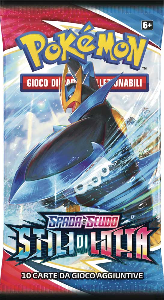 Pokemon Spada e Scudo Stili di Lotta artwork Empoleon busta 10 carte (IT)