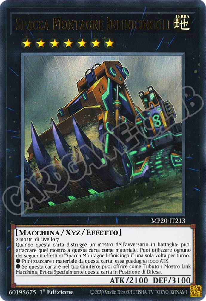 MP20-IT213 Spacca Montagne Infinicingoli ultra rara 1a Edizione (IT) -NEAR MINT-