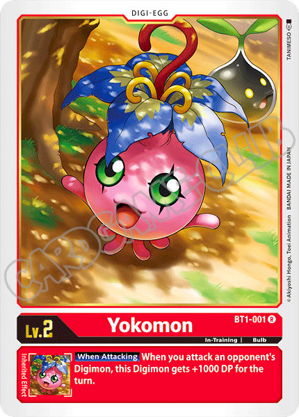 BT01-EN001 Yokomon rara normale (EN) -NEAR MINT-