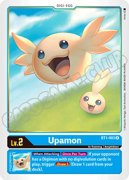 BT01-EN003 Upamon rara normale (EN) -NEAR MINT-