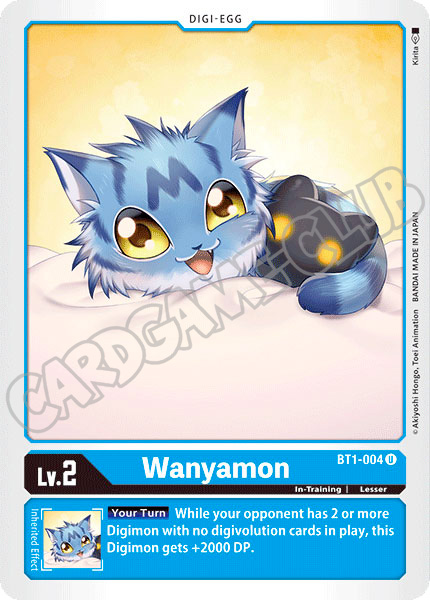 BT01-EN004 Wanyamon non comune normale (EN) -NEAR MINT-