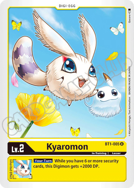 BT01-EN005 Kyaromon non comune normale (EN) -NEAR MINT-