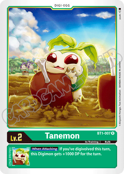 BT01-EN007 Tanemon rara normale (EN) -NEAR MINT-