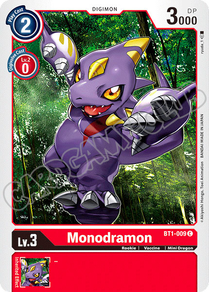 BT01-EN009 Monodramon comune normale (EN) -NEAR MINT-