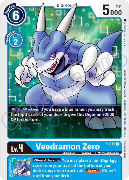 BT01-ENP011 Veedramon Zero promo normale (EN) -NEAR MINT-