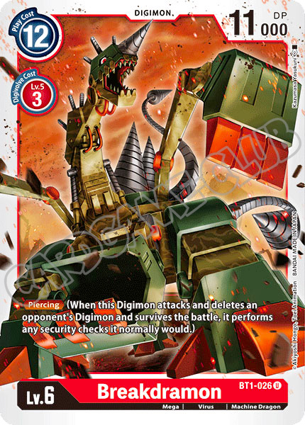 BT01-EN026 Breakdramon non comune normale (EN) -NEAR MINT-