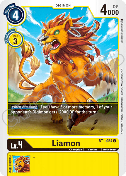 BT01-EN054 Liamon comune normale (EN) -NEAR MINT-