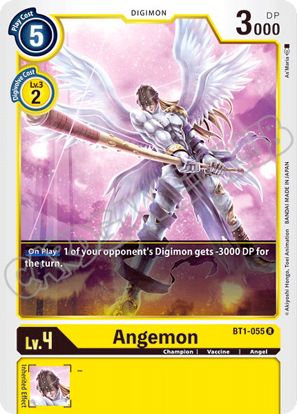 BT01-EN055 Angemon rara normale (EN) -NEAR MINT-