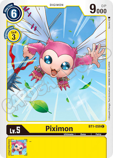 BT01-EN059 Piximon comune normale (EN) -NEAR MINT-