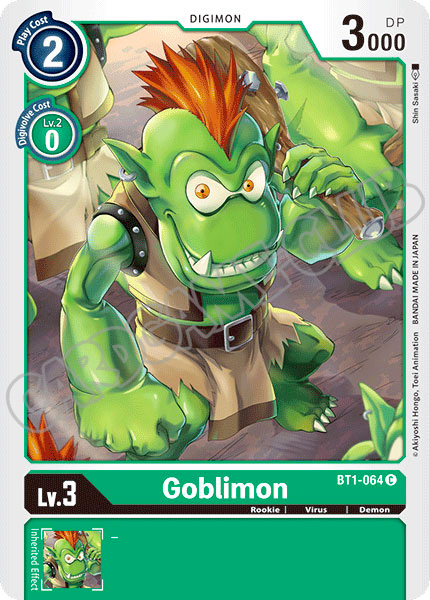 BT01-EN064 Goblimon comune normale (EN) -NEAR MINT-