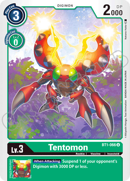 BT01-EN066 Tentomon non comune normale (EN) -NEAR MINT-