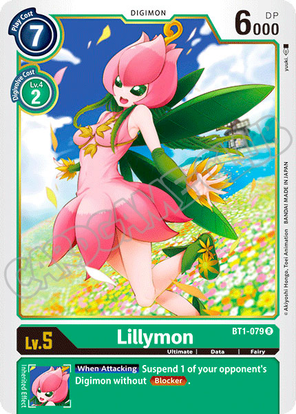BT01-EN079 Lillymon rara normale (EN) -NEAR MINT-