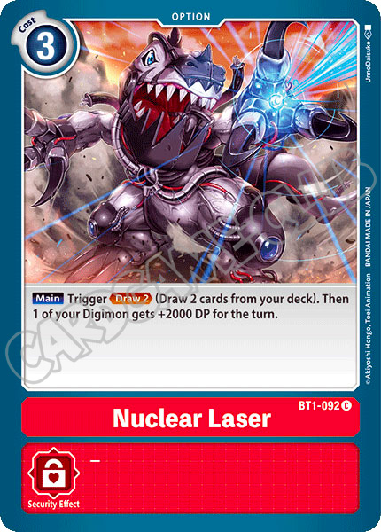 BT01-EN092 Nuclear Laser comune normale (EN) -NEAR MINT-